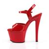 Pleaser - SKY309 Sandale à bride à la cheville, Pole dance chaussures - Chaussures de pole dance - Rouge Product image